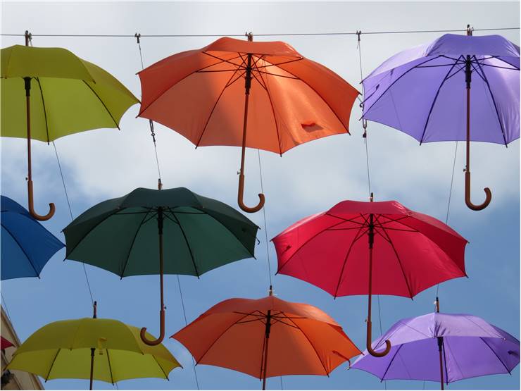 Sky Umbrellas
